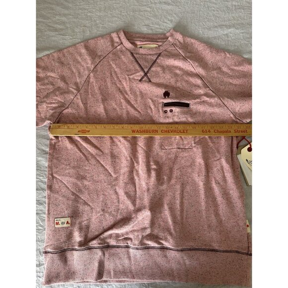Marshall Artist Women's Classic Sweatshirt Size XL Pink Fleck Speckled Crew Neck - Picture 9 of 12